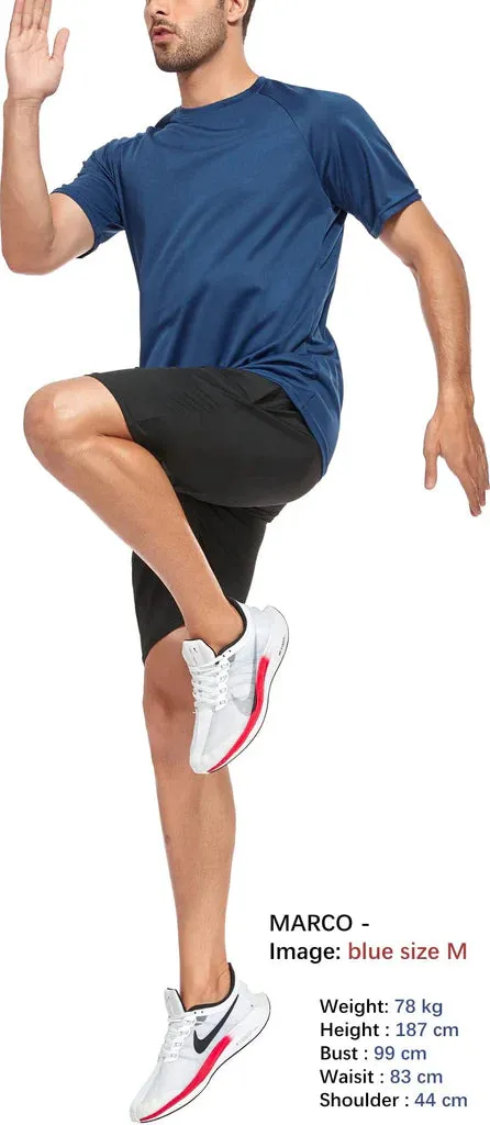 3 Pcs Running Shirts Men Sport Tops