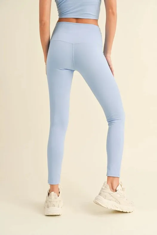 Aligned Performance High-Rise Leggings Blue