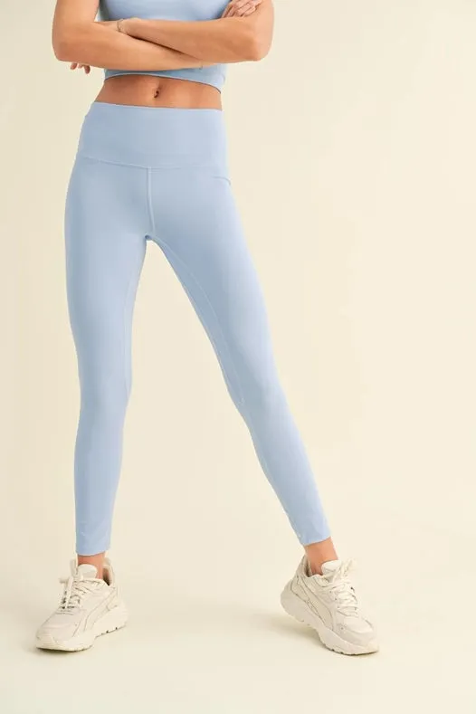 Aligned Performance High-Rise Leggings Blue