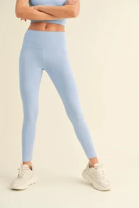 Aligned Performance High-Rise Leggings Blue