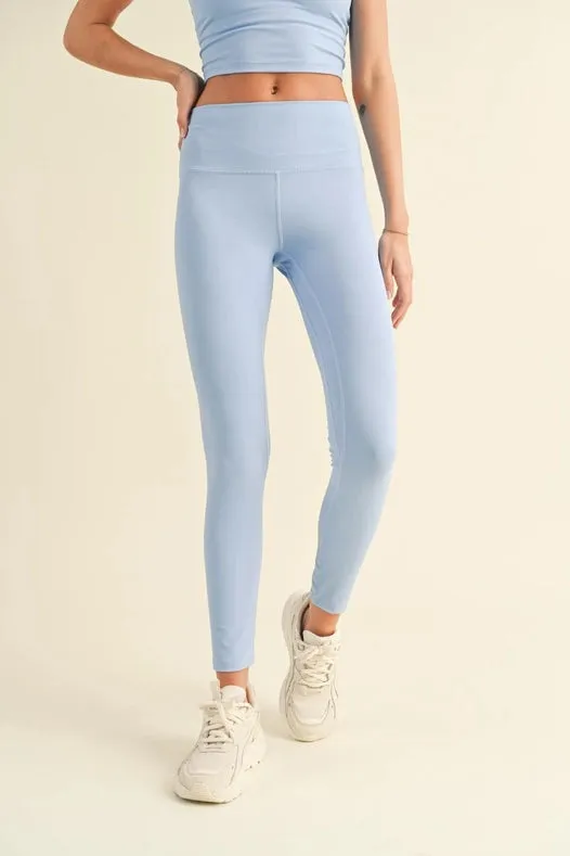 Aligned Performance High-Rise Leggings Blue