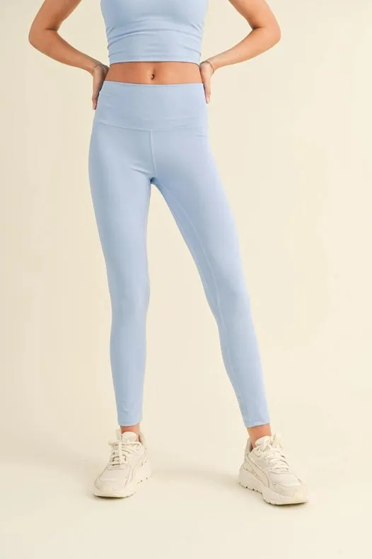 Aligned Performance High-Rise Leggings Blue