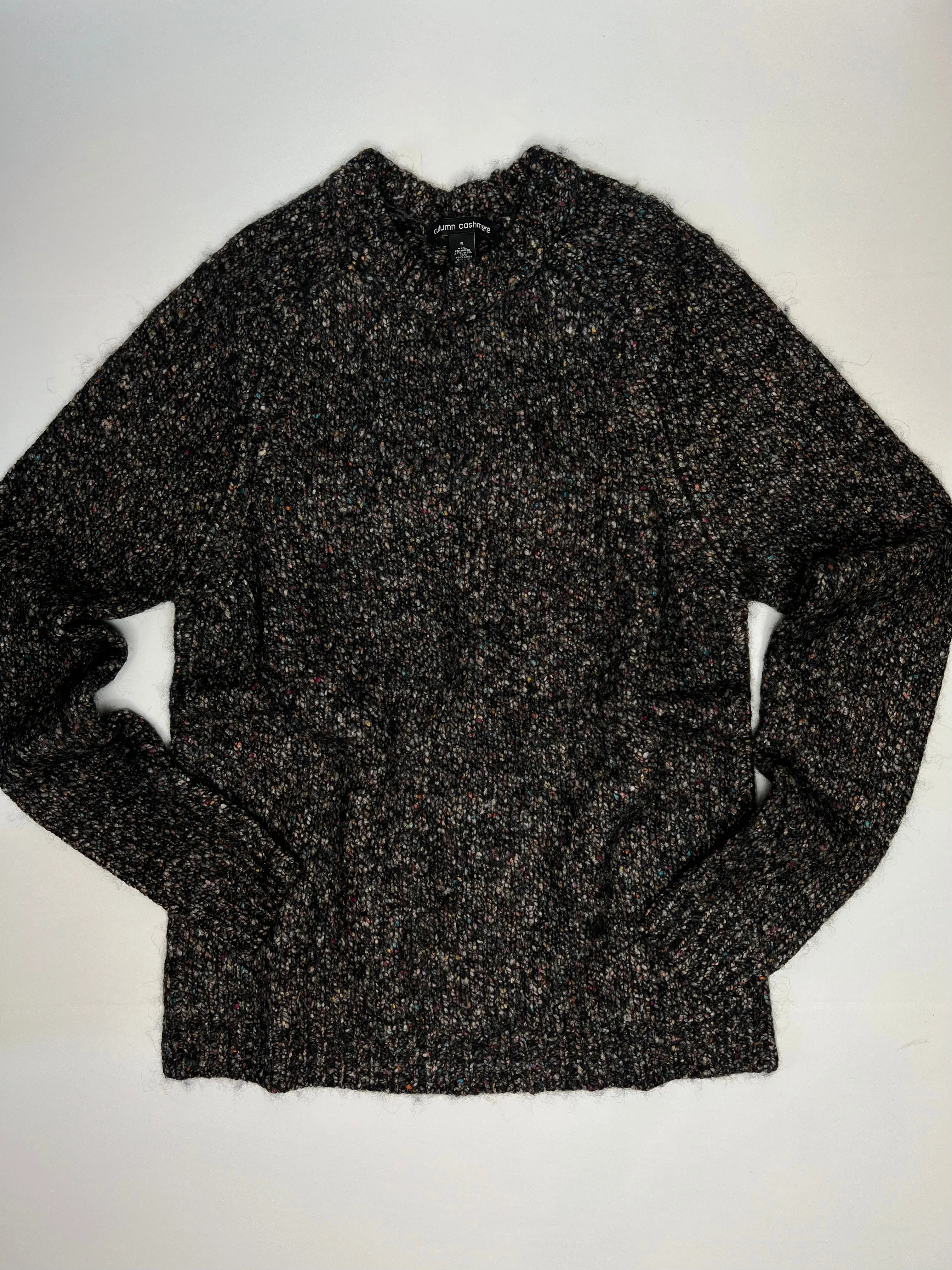 AUTUMN CASHMERE ITALIAN SADDLE CREW - 2 COLORS