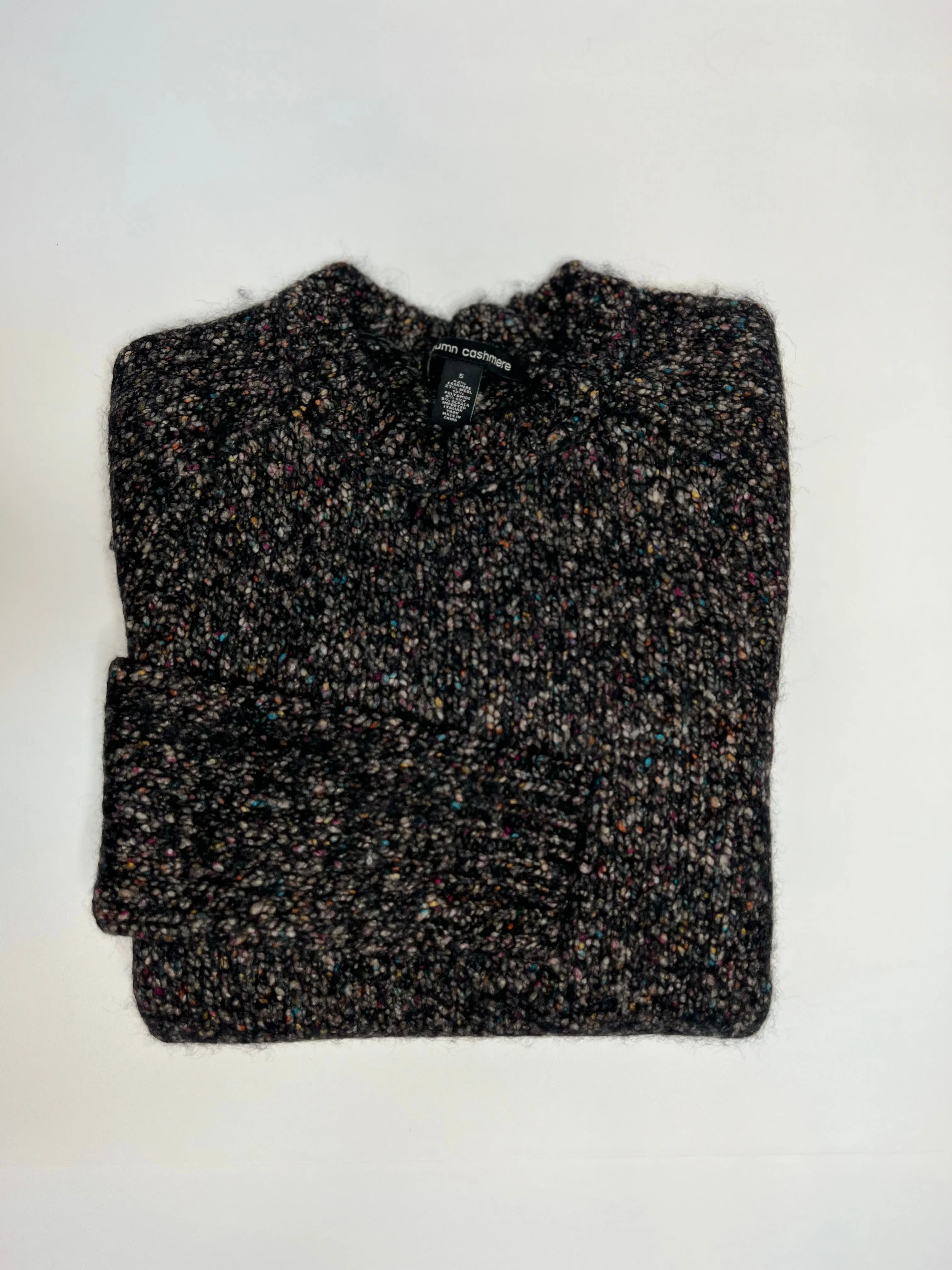 AUTUMN CASHMERE ITALIAN SADDLE CREW - 2 COLORS
