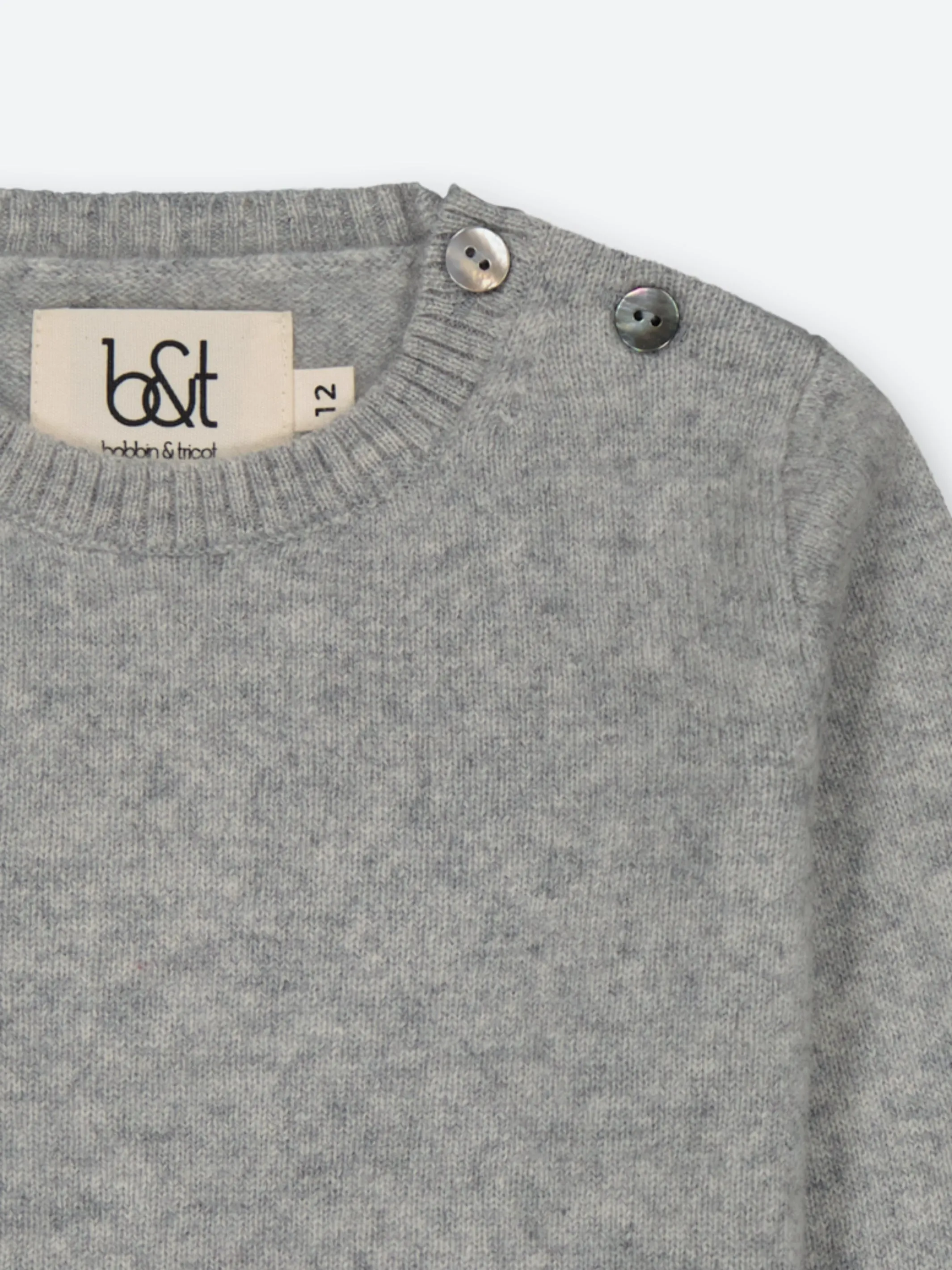 BABY SWEATER GREY