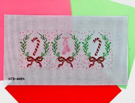 Candy Canes and Ballet Slippers Pillow Canvas