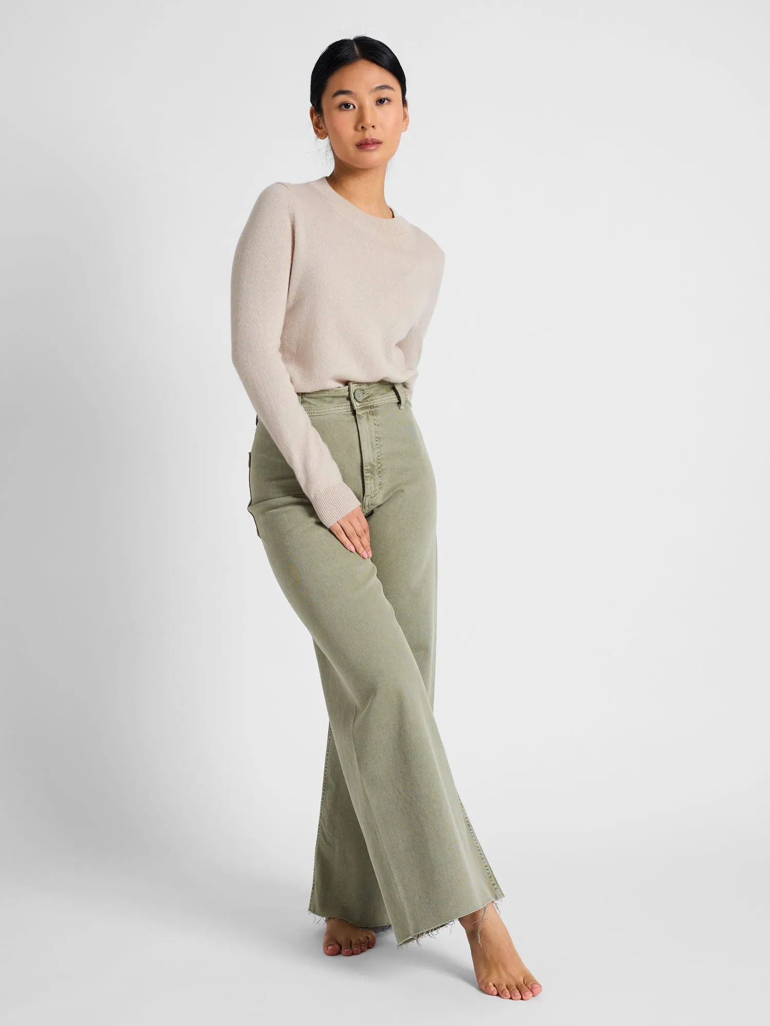Cashmere sweater "Thora" - cream