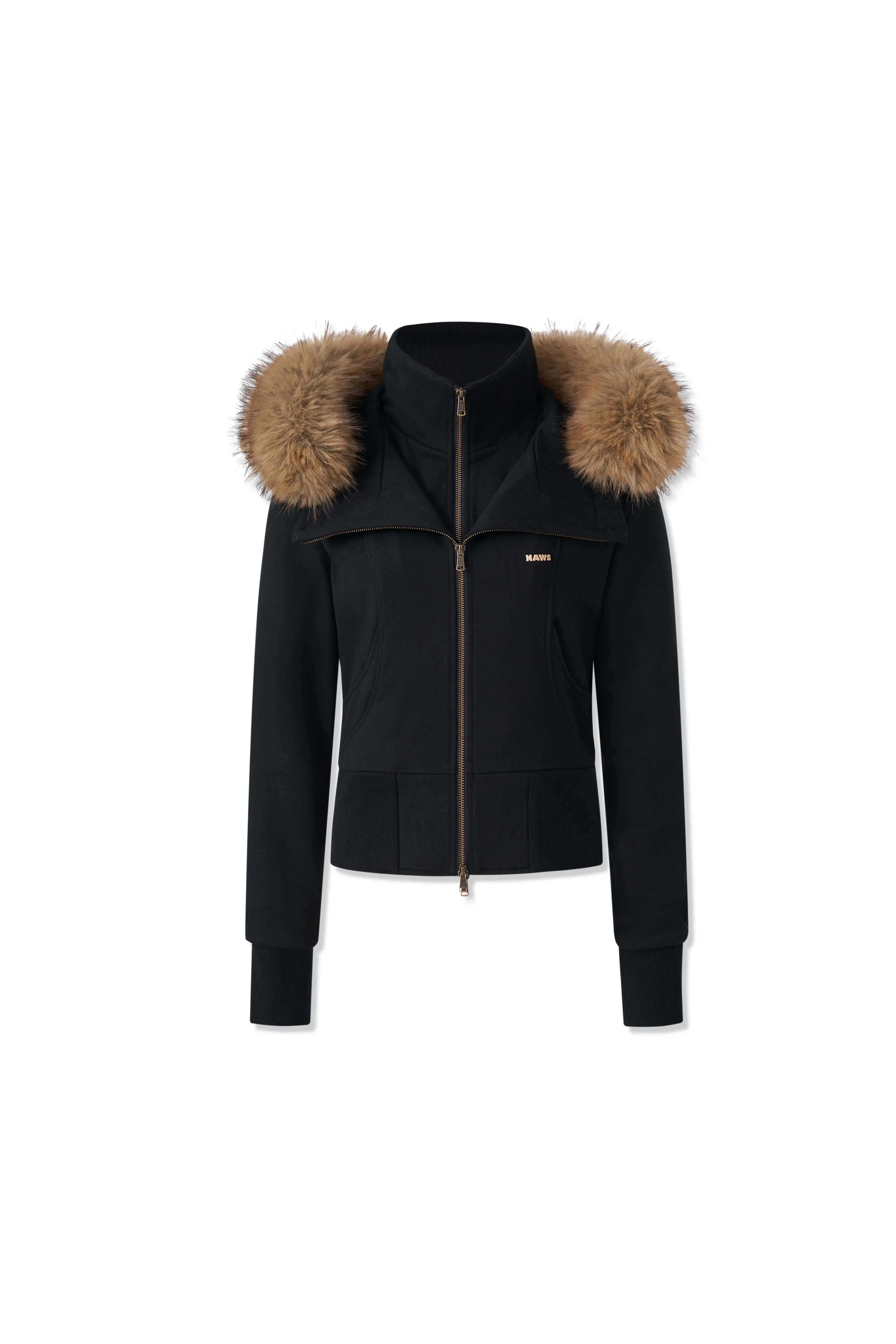 City Walk Thickened Black Hoodie