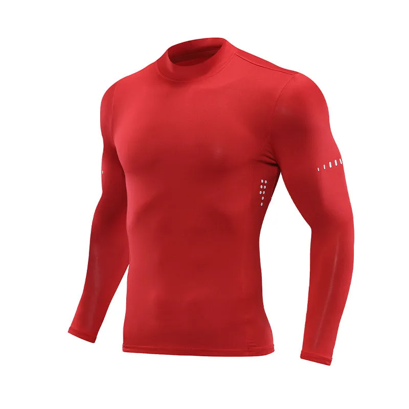 Compression Shirts Men's Fitness Workout Long Sleeve T-shirt