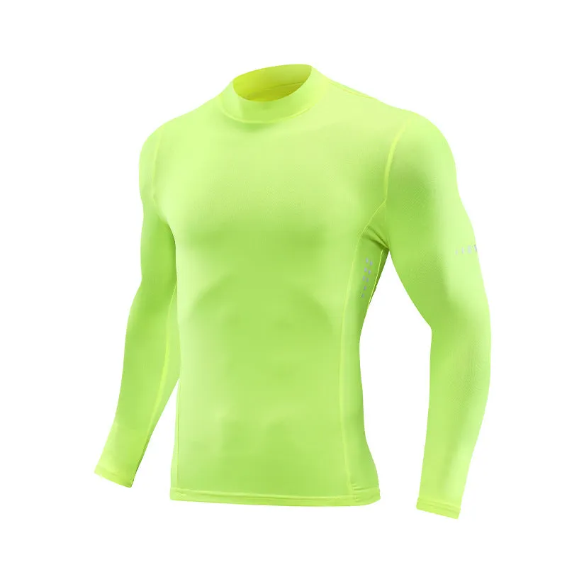 Compression Shirts Men's Fitness Workout Long Sleeve T-shirt