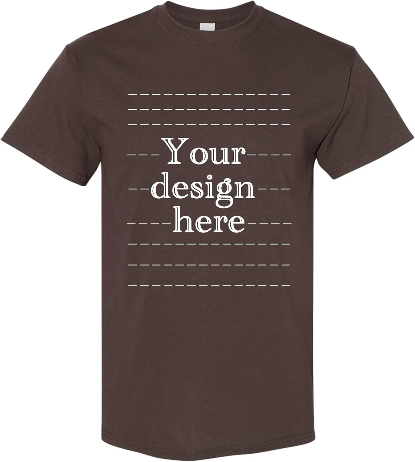 Custom T-Shirt for Men & Women - Personalized Tshirts with Photo and Text - Front and Back Printed Unisex Shirt