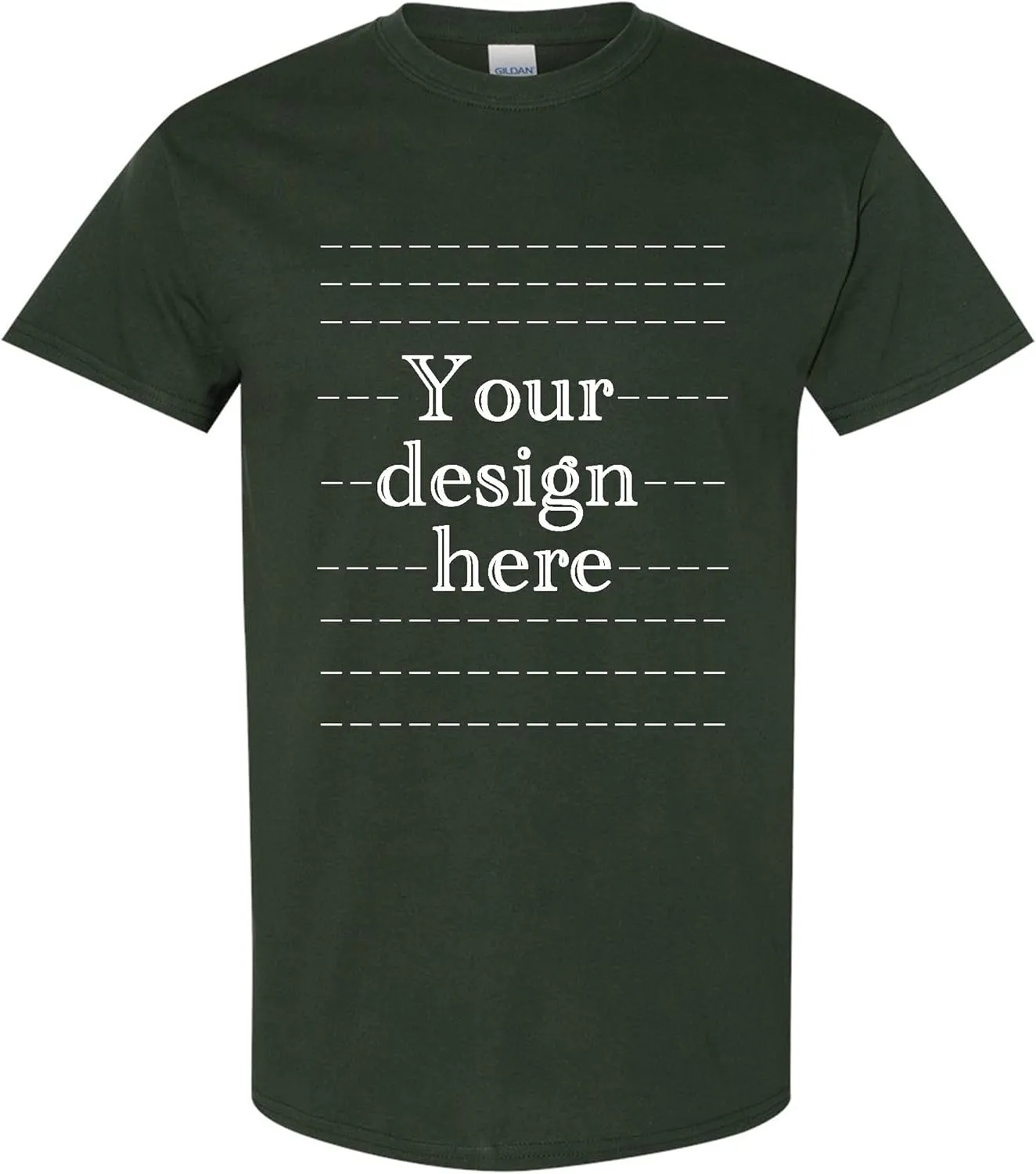 Custom T-Shirt for Men & Women - Personalized Tshirts with Photo and Text - Front and Back Printed Unisex Shirt