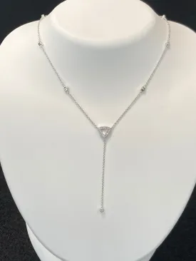 Diamond Silver Necklace