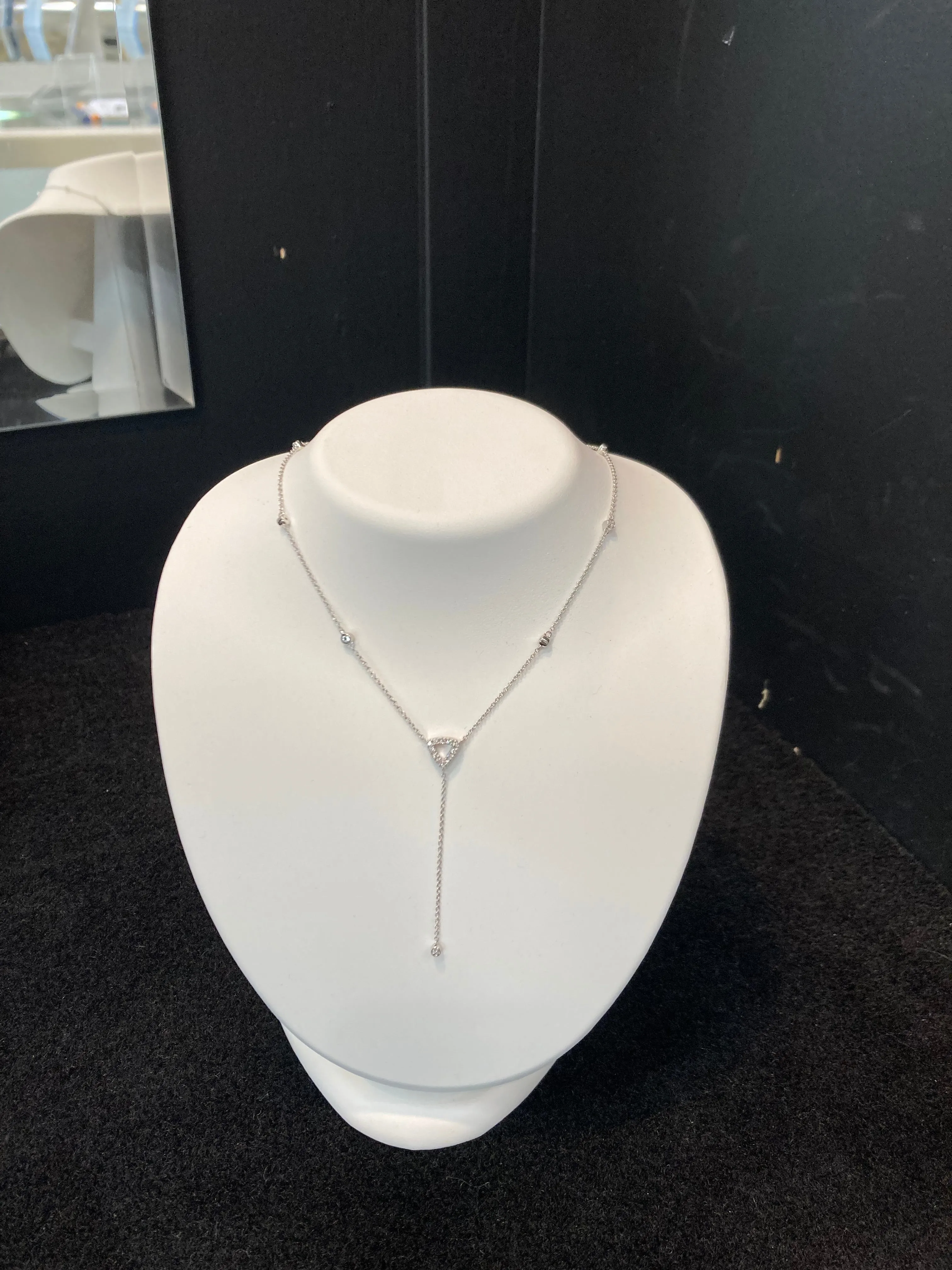Diamond Silver Necklace