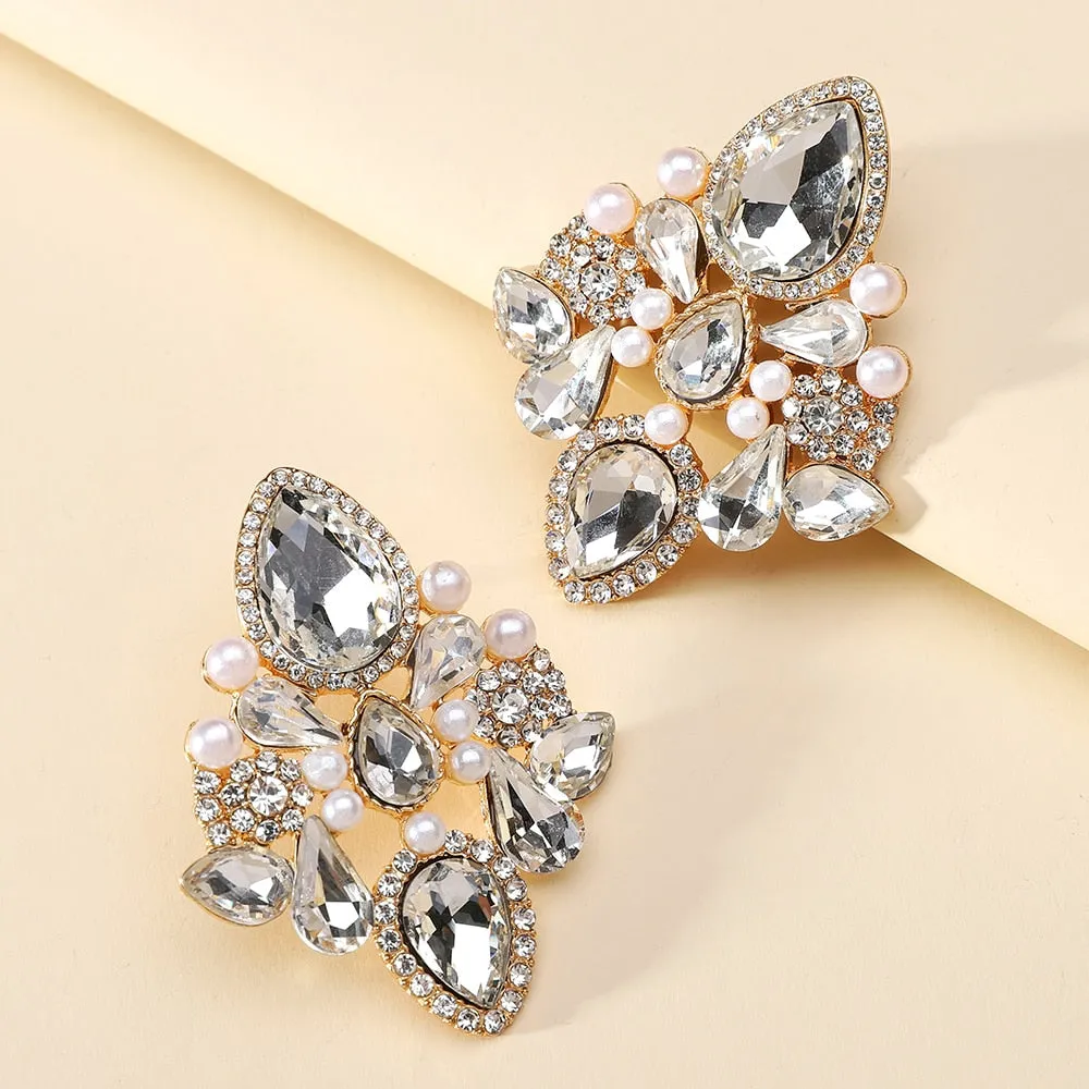 Exaggerated Geometric Big Dangle Earrings For Women