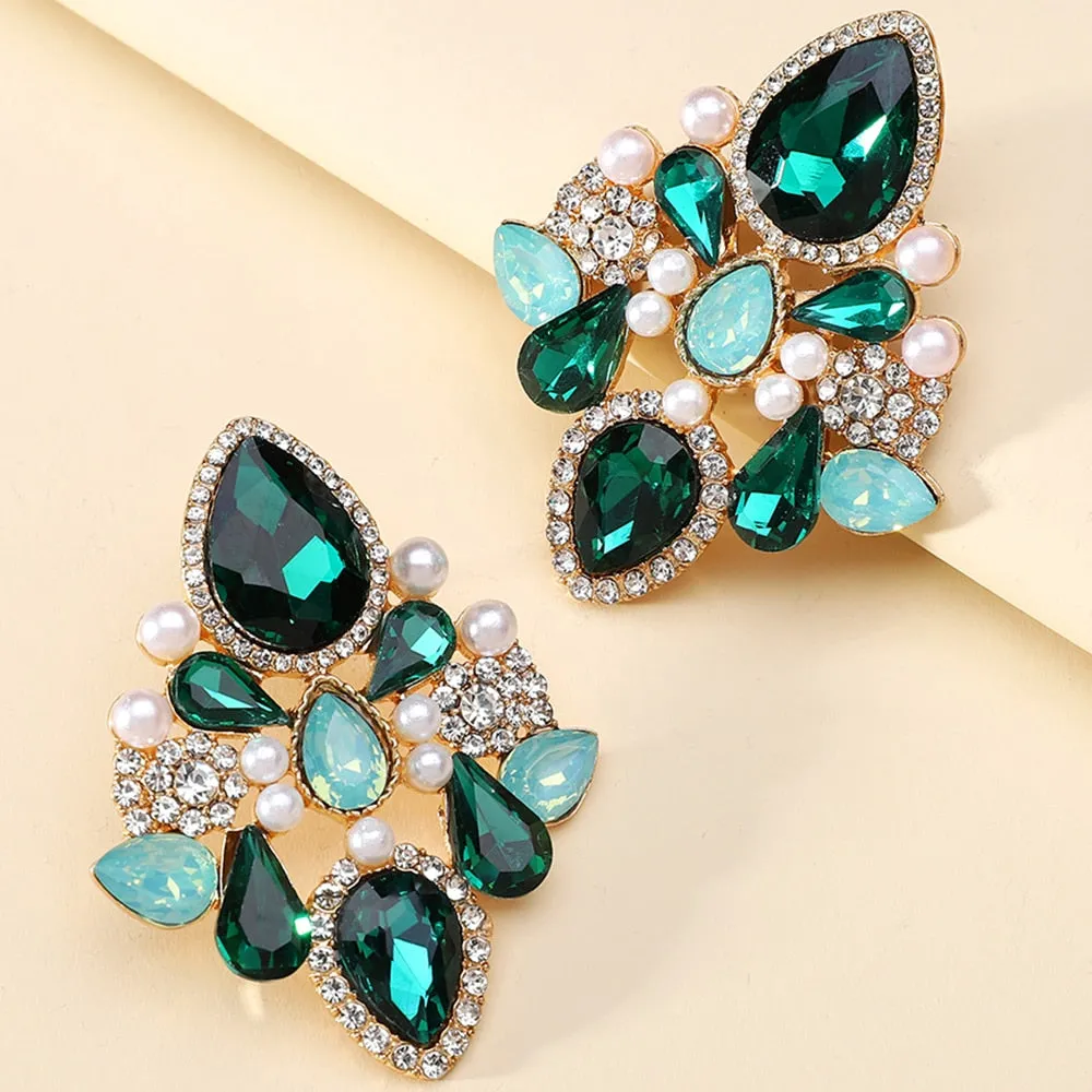 Exaggerated Geometric Big Dangle Earrings For Women