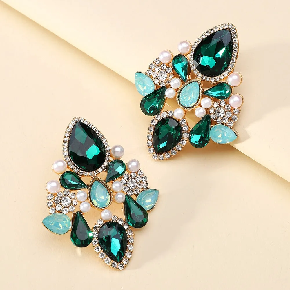 Exaggerated Geometric Big Dangle Earrings For Women
