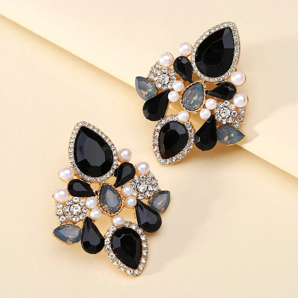 Exaggerated Geometric Big Dangle Earrings For Women