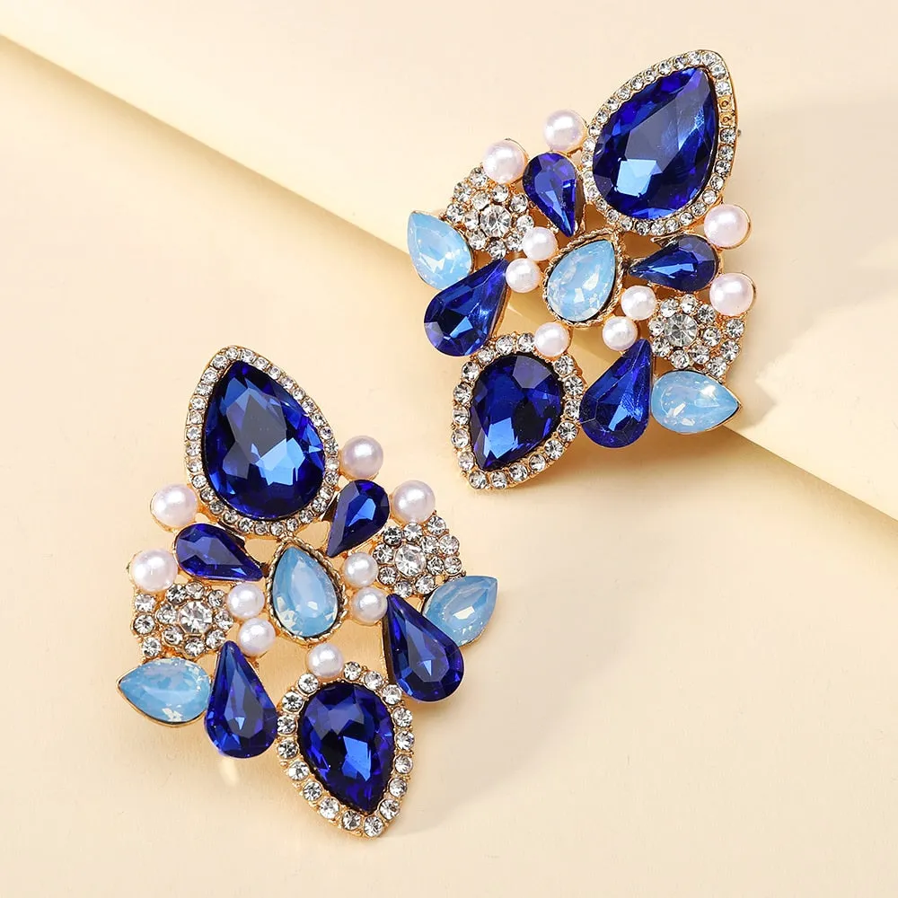 Exaggerated Geometric Big Dangle Earrings For Women