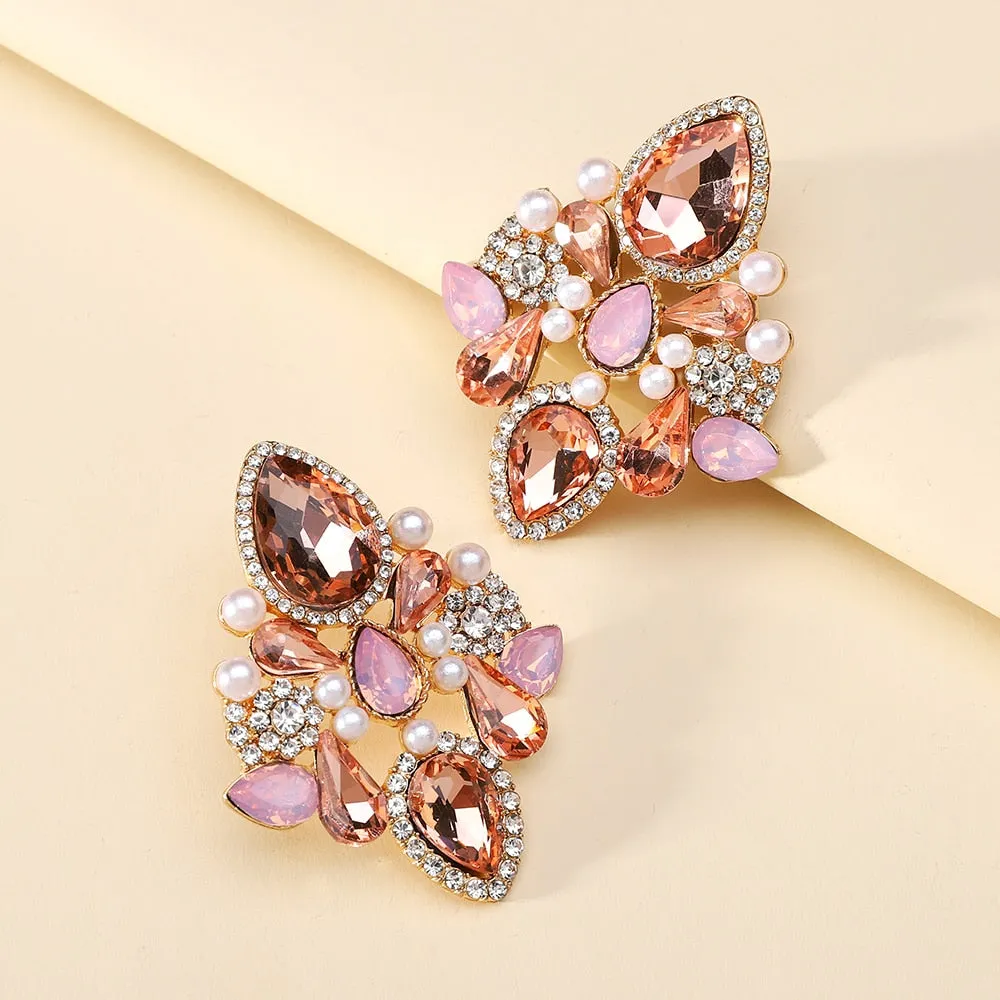 Exaggerated Geometric Big Dangle Earrings For Women
