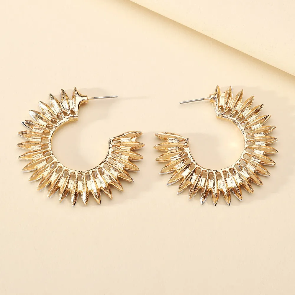 Fashion Big Circle Hoop Earrings For Women