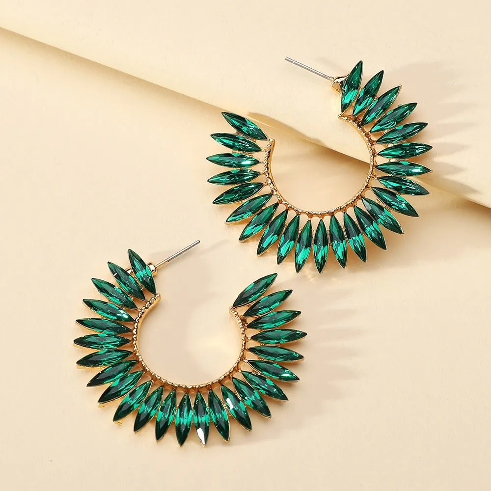 Fashion Big Circle Hoop Earrings For Women