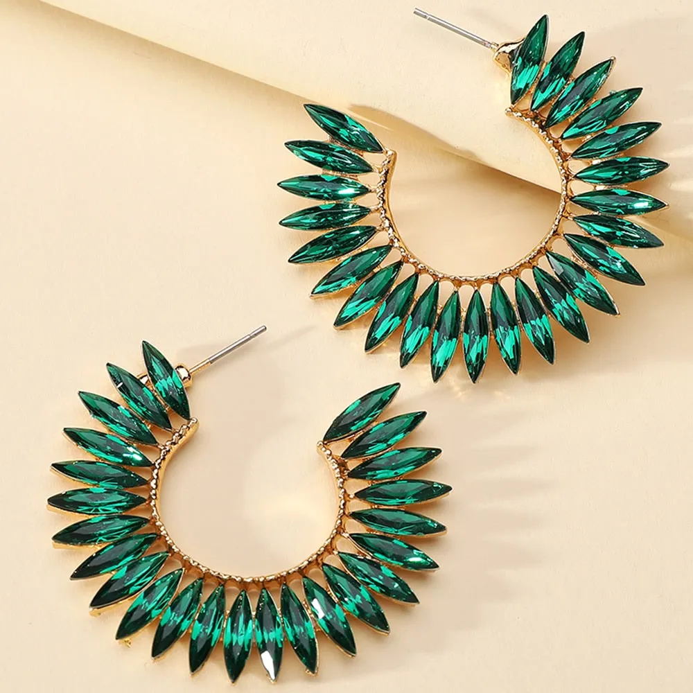 Fashion Big Circle Hoop Earrings For Women