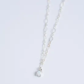 Gemstone Layering Necklace in Sterling Silver - Choose your gemstone