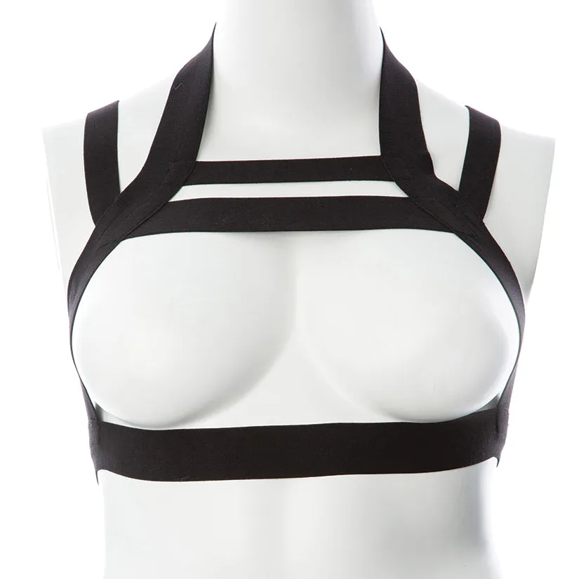 Gender Fluid Majesty Harness - XL-XXXL Black