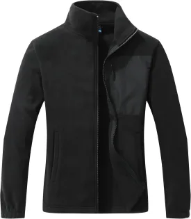 GIMECEN Women's Full Zip Soft Polar Fleece Jacket Outdoor Recreation Coat with Pockets Long-Sleeve Comfortable Outerwear