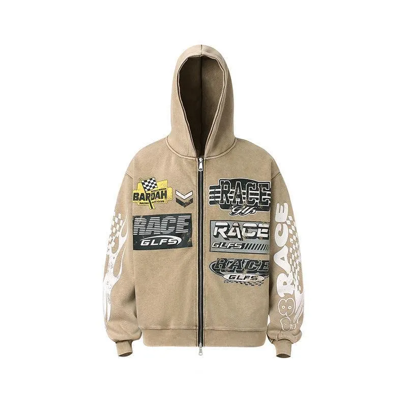 GLFS Stay Stylish with Our Functional High Street Hoodie Sweater Coat – Trendy Cool Design for Teenagers