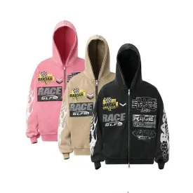 GLFS Stay Stylish with Our Functional High Street Hoodie Sweater Coat – Trendy Cool Design for Teenagers