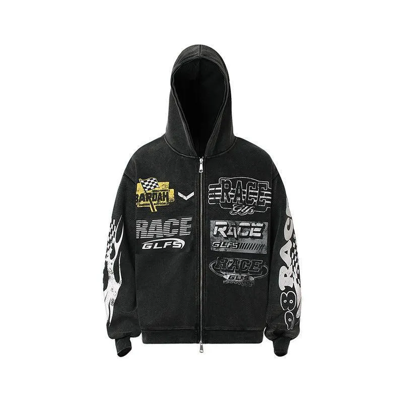 GLFS Stay Stylish with Our Functional High Street Hoodie Sweater Coat – Trendy Cool Design for Teenagers
