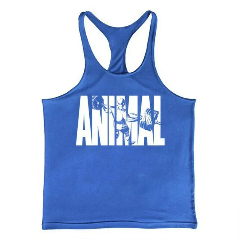 GYM Summer Large Size Vest Suspenders Wide