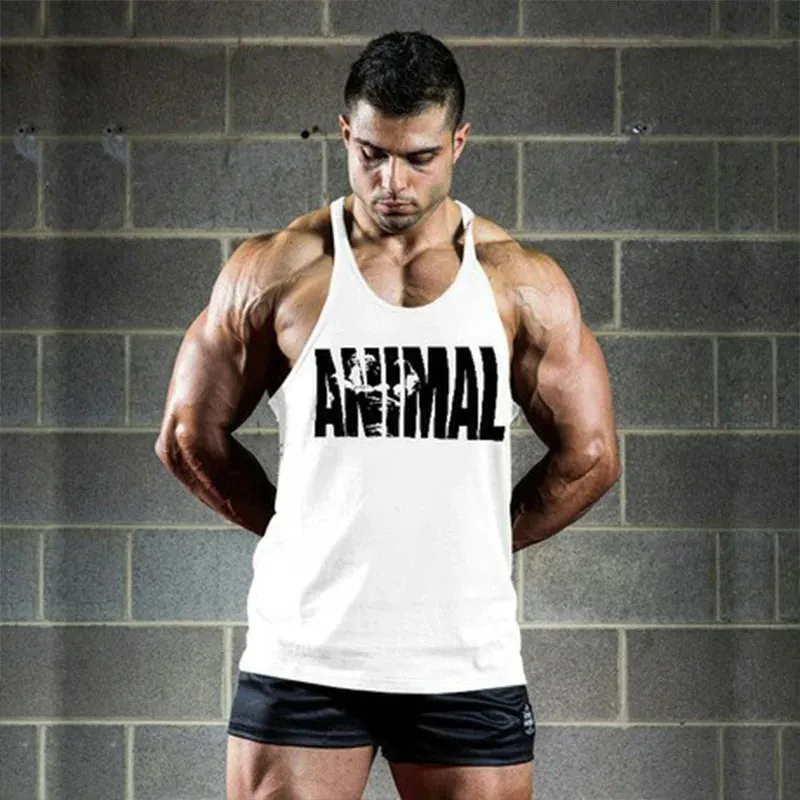 GYM Summer Large Size Vest Suspenders Wide