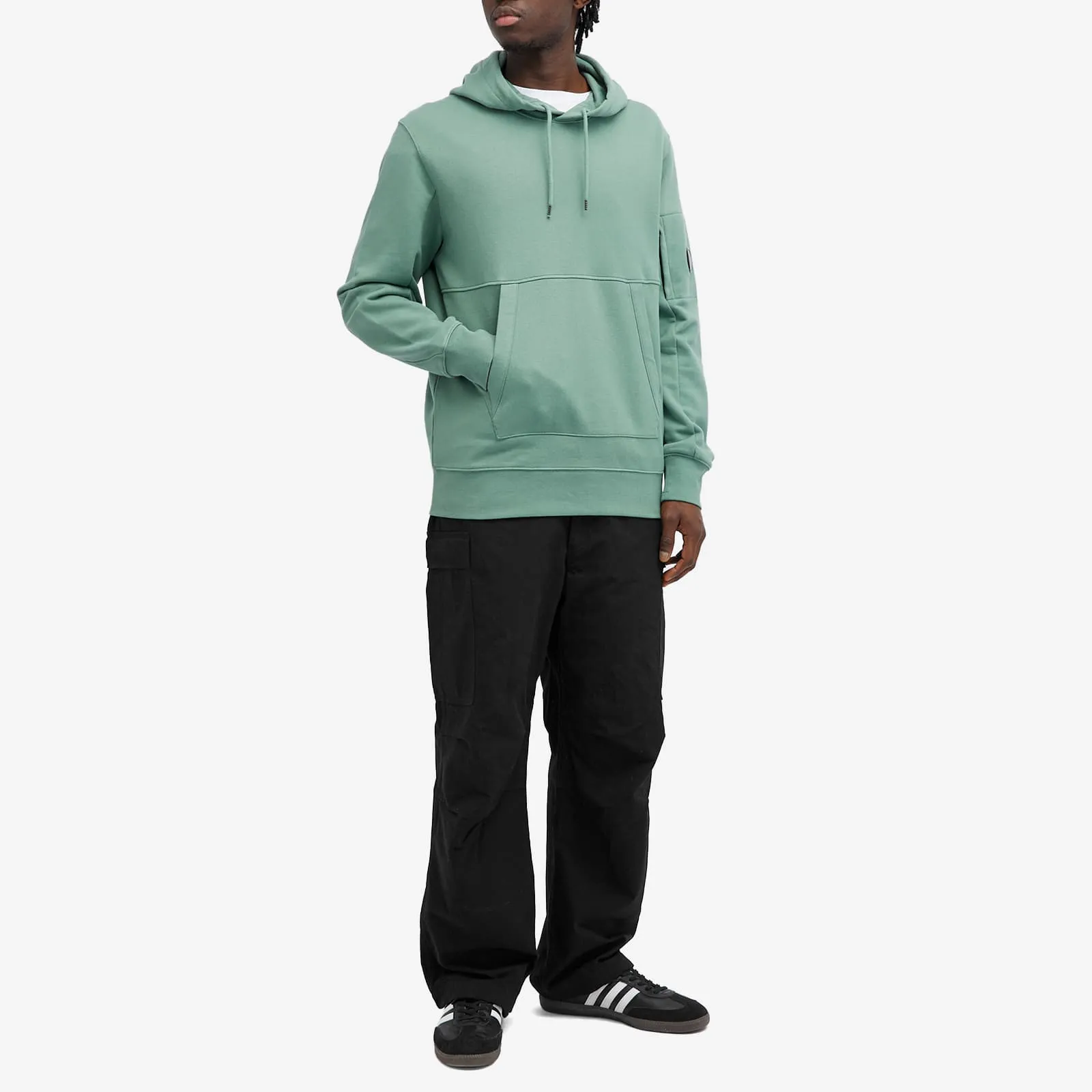 Hoodie C. Company Diagonal Raised Fleece, Green Bay