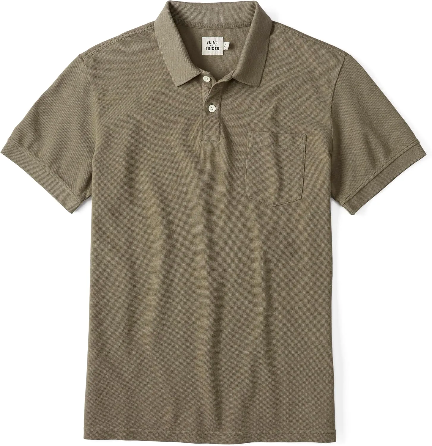 Huckberry Flint and Tinder Pique Polo, Polo Shirts for Men