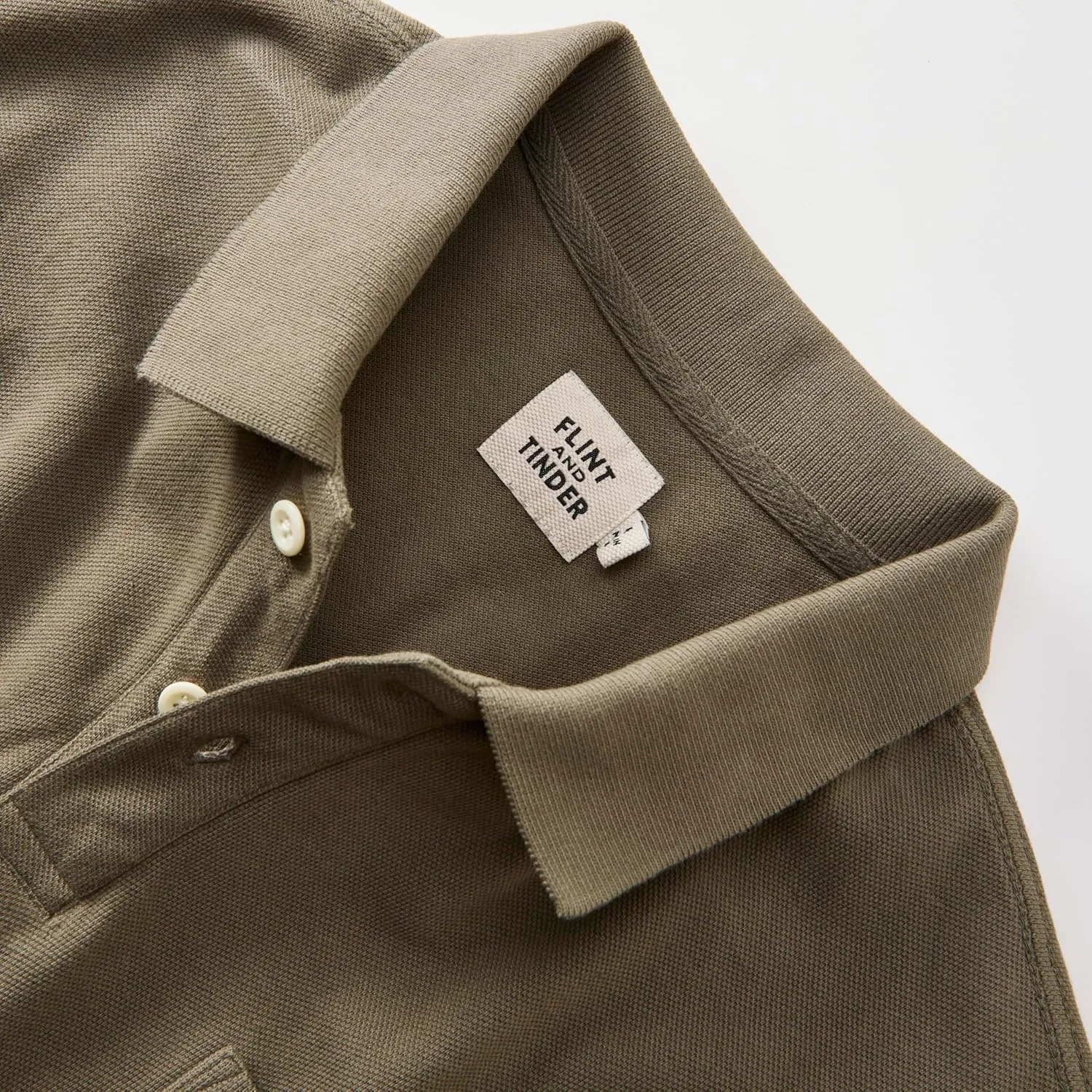 Huckberry Flint and Tinder Pique Polo, Polo Shirts for Men