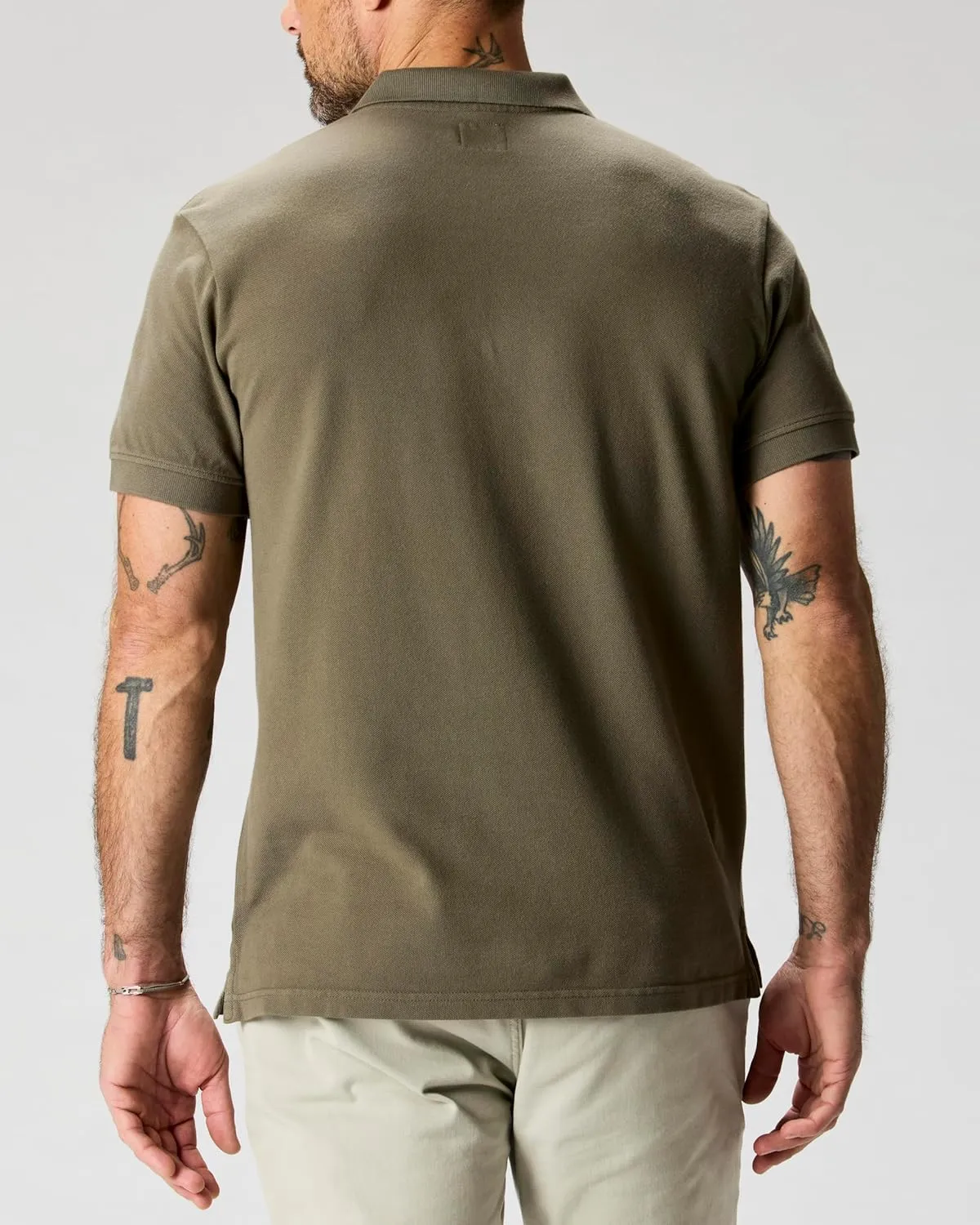 Huckberry Flint and Tinder Pique Polo, Polo Shirts for Men