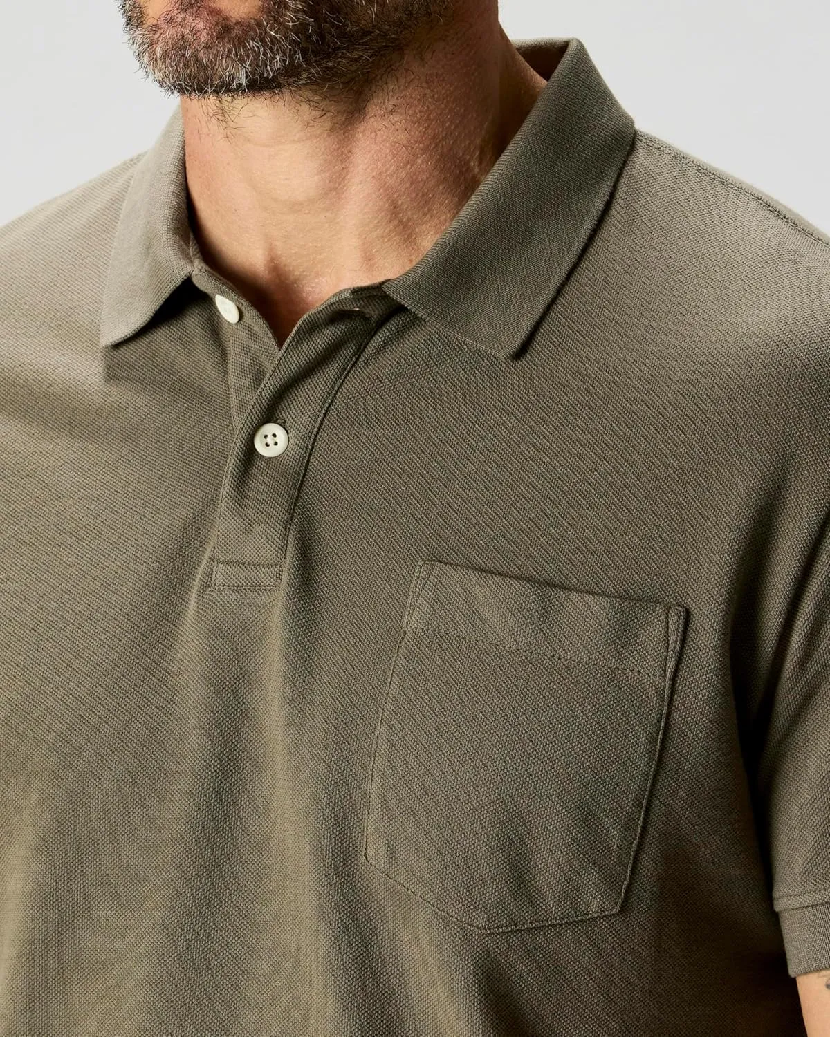 Huckberry Flint and Tinder Pique Polo, Polo Shirts for Men