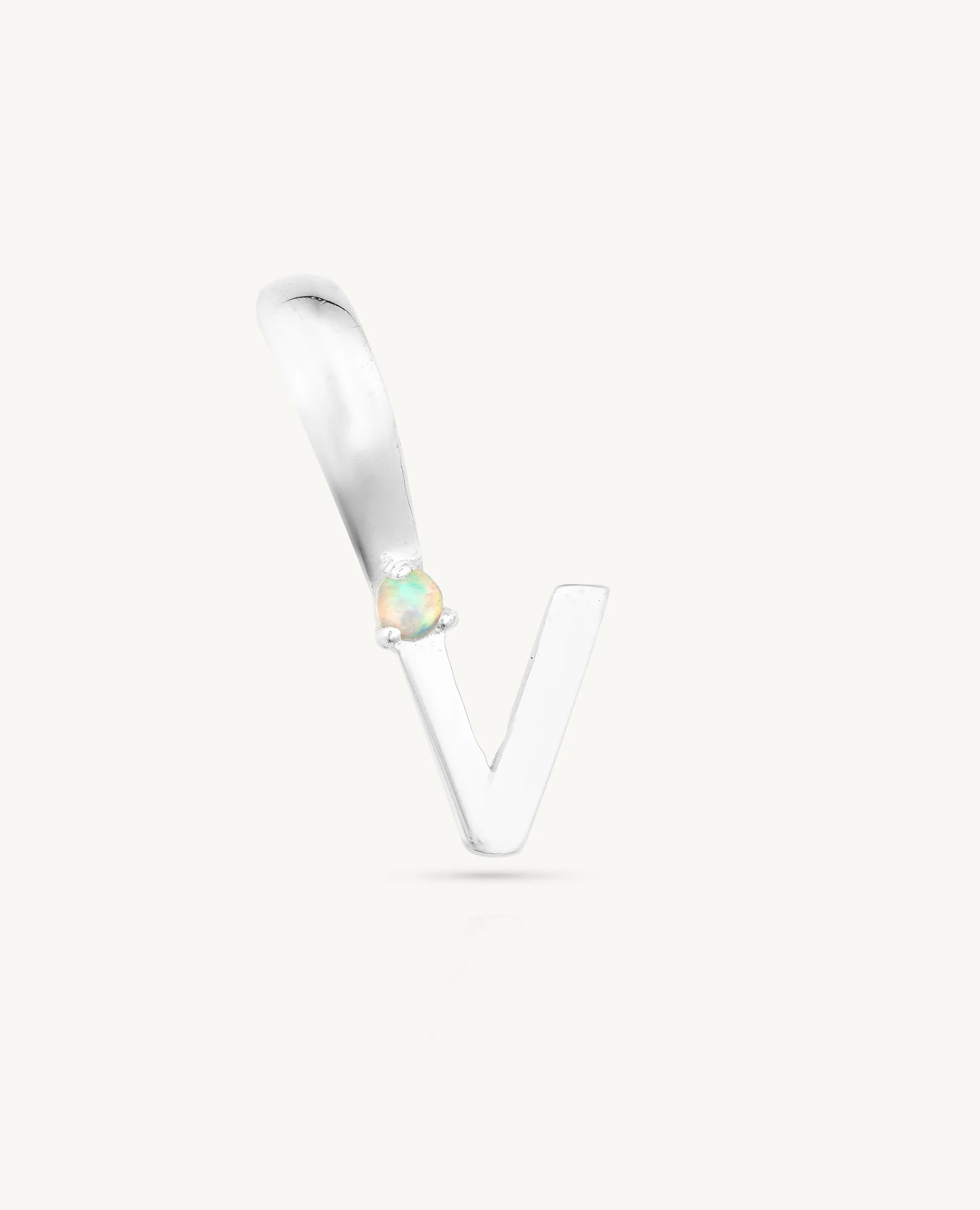 Initial Silver Charms
