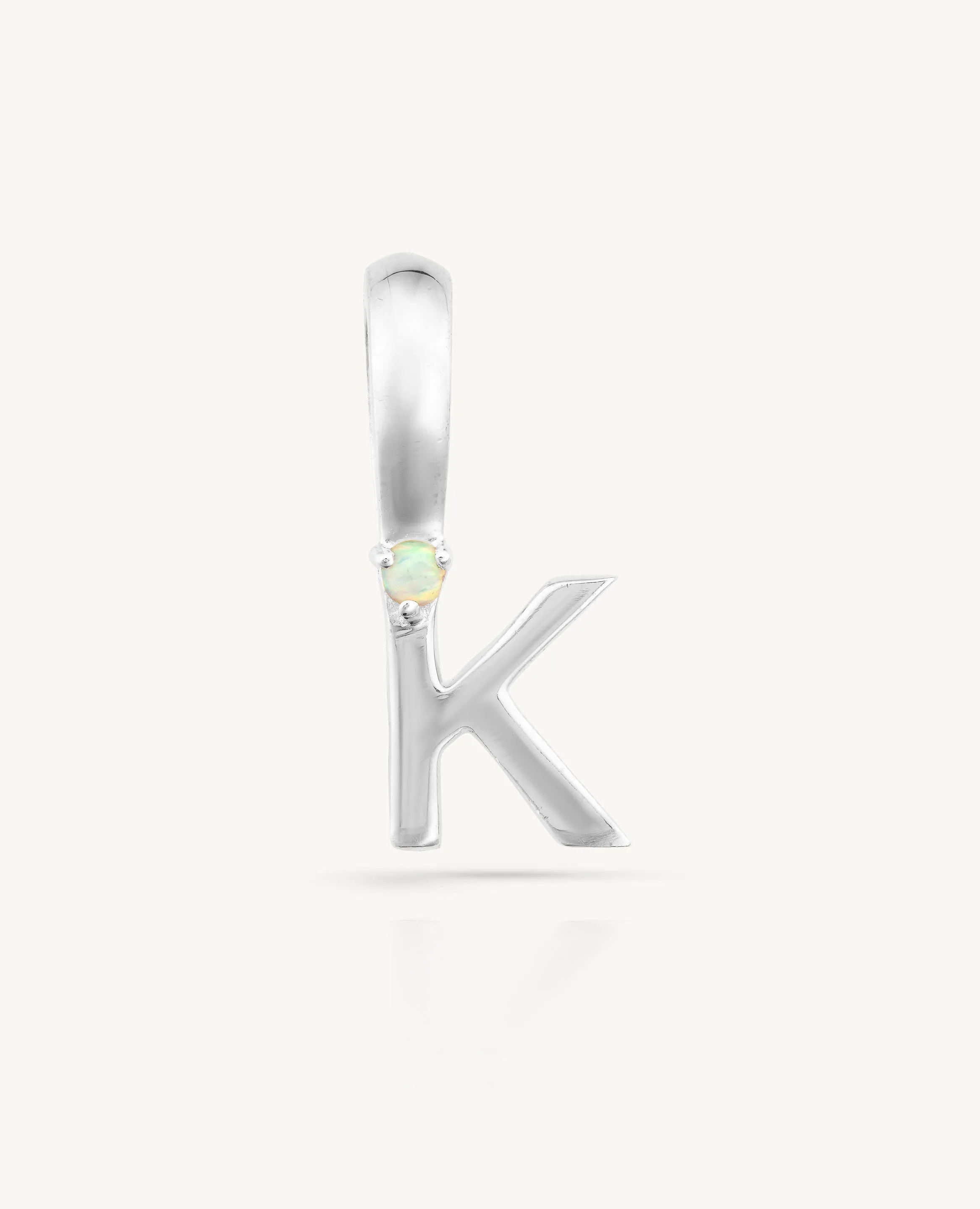Initial Silver Charms