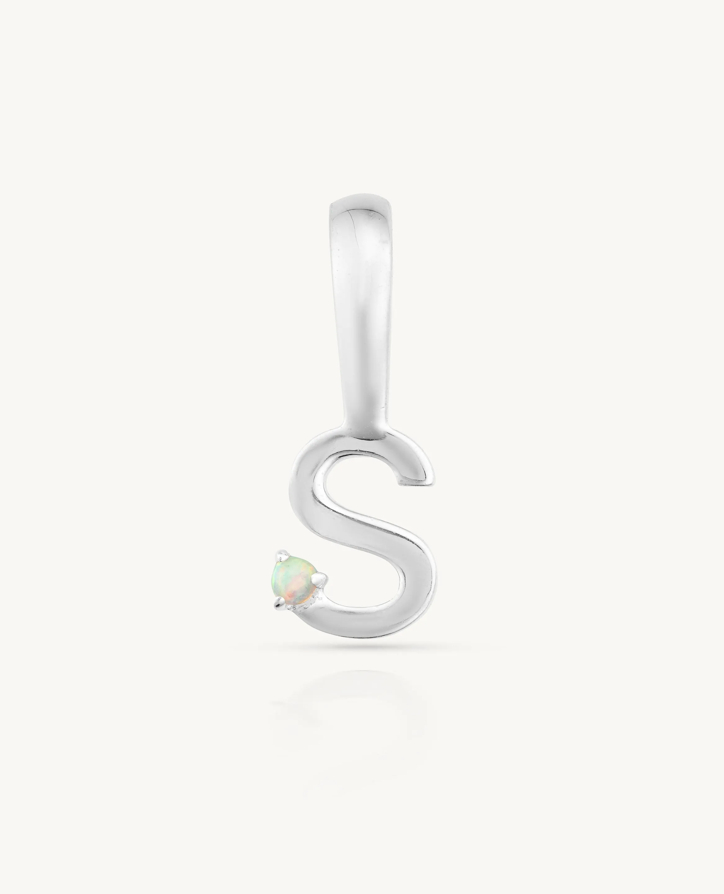 Initial Silver Charms