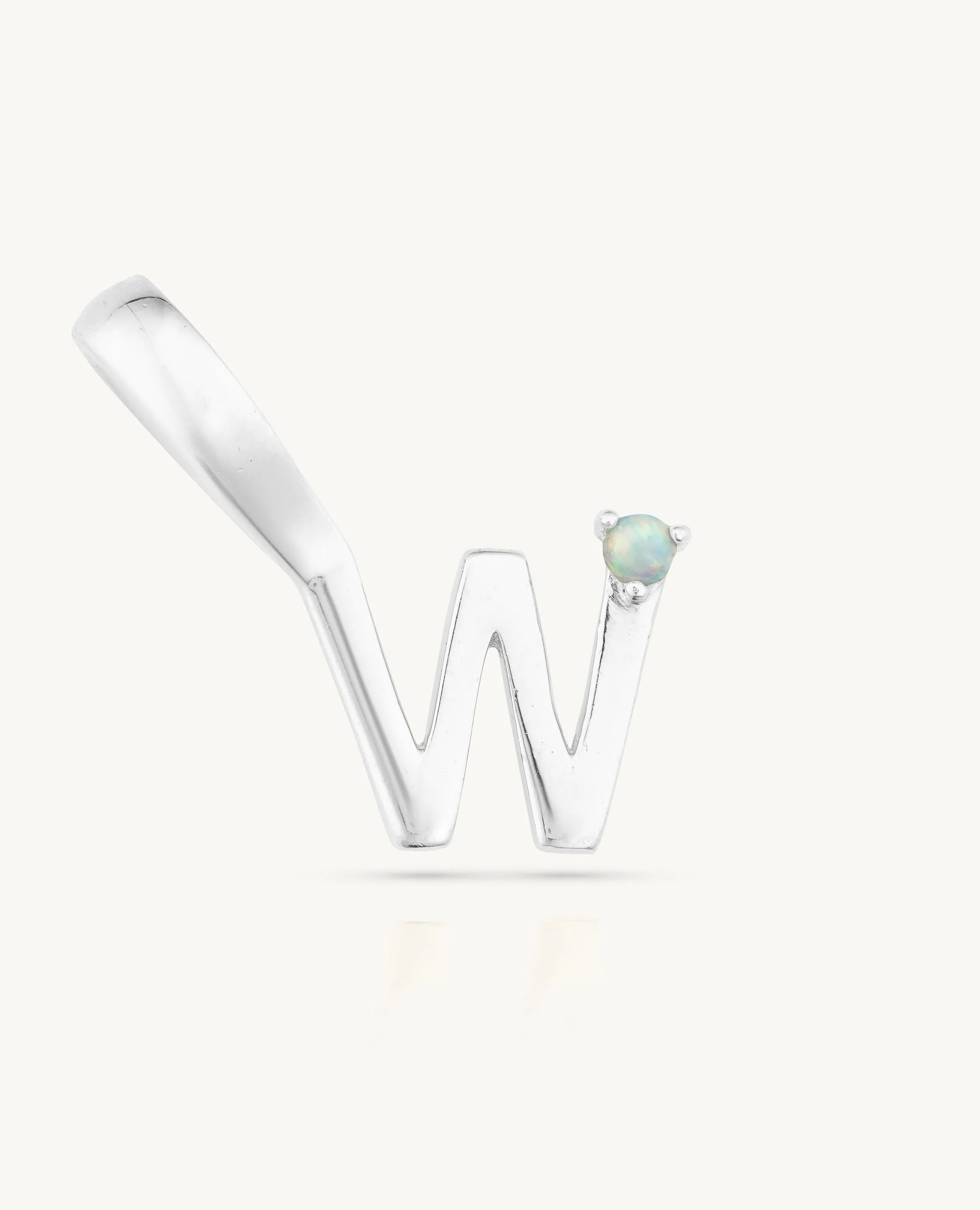 Initial Silver Charms