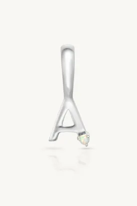 Initial Silver Charms