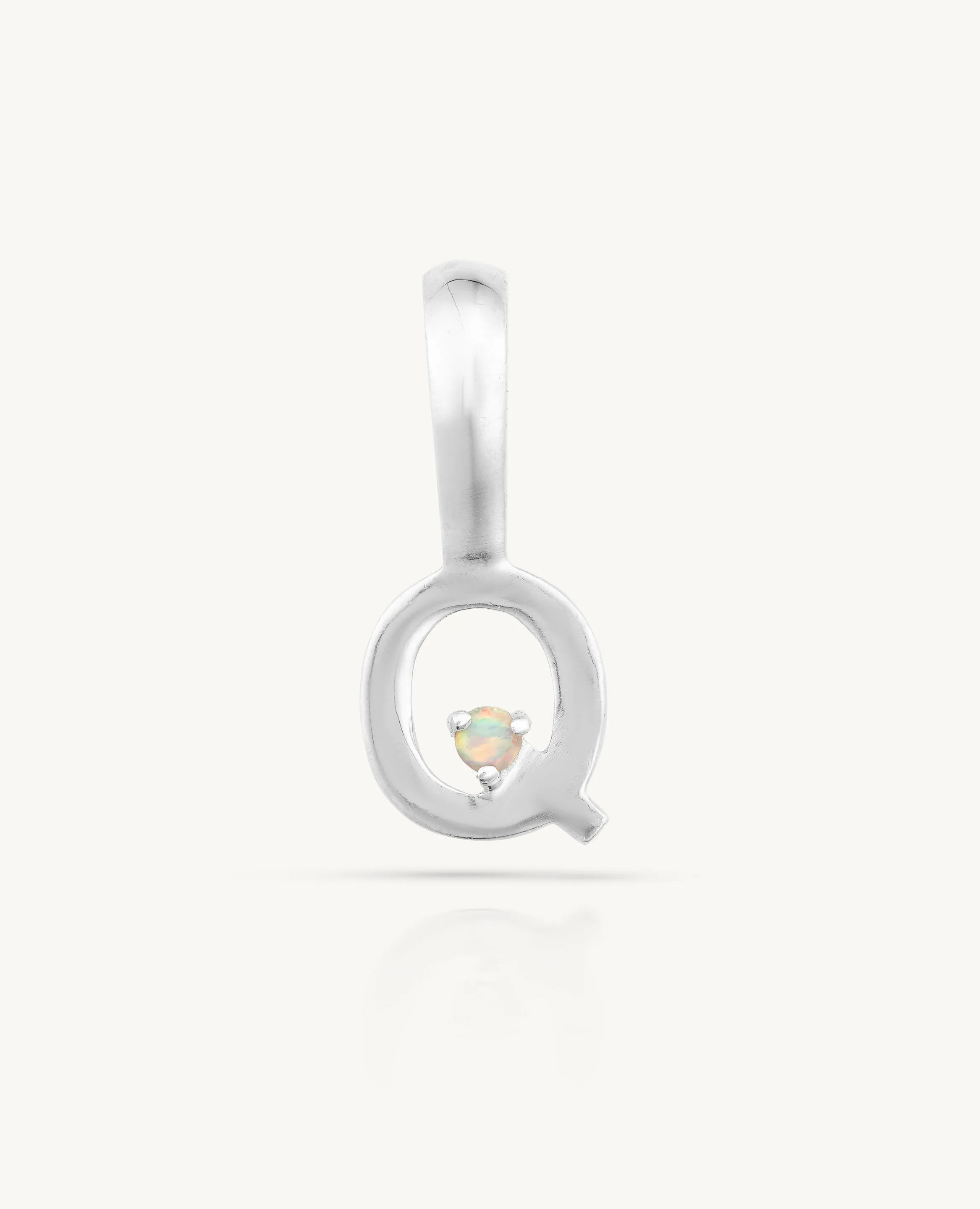 Initial Silver Charms