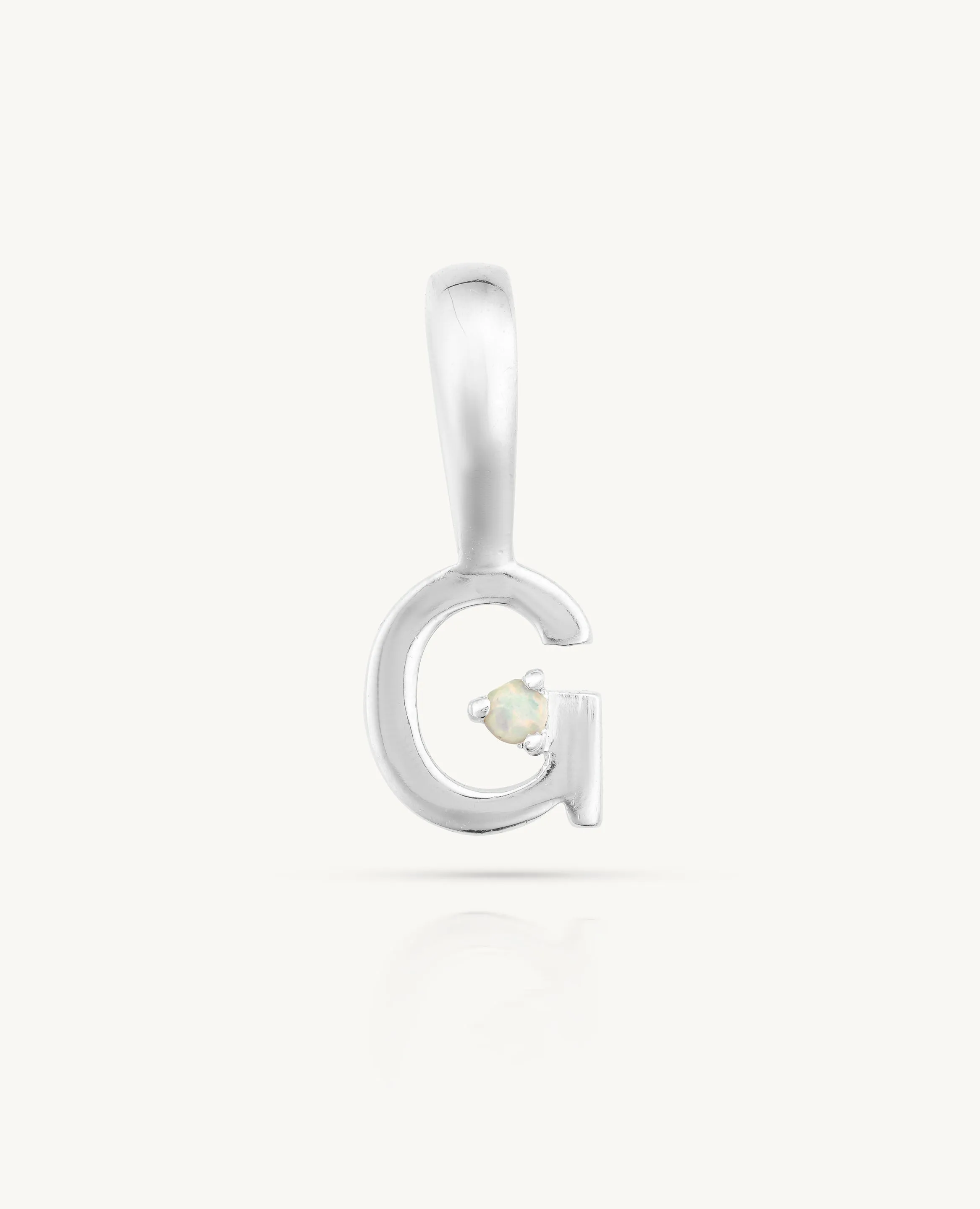 Initial Silver Charms