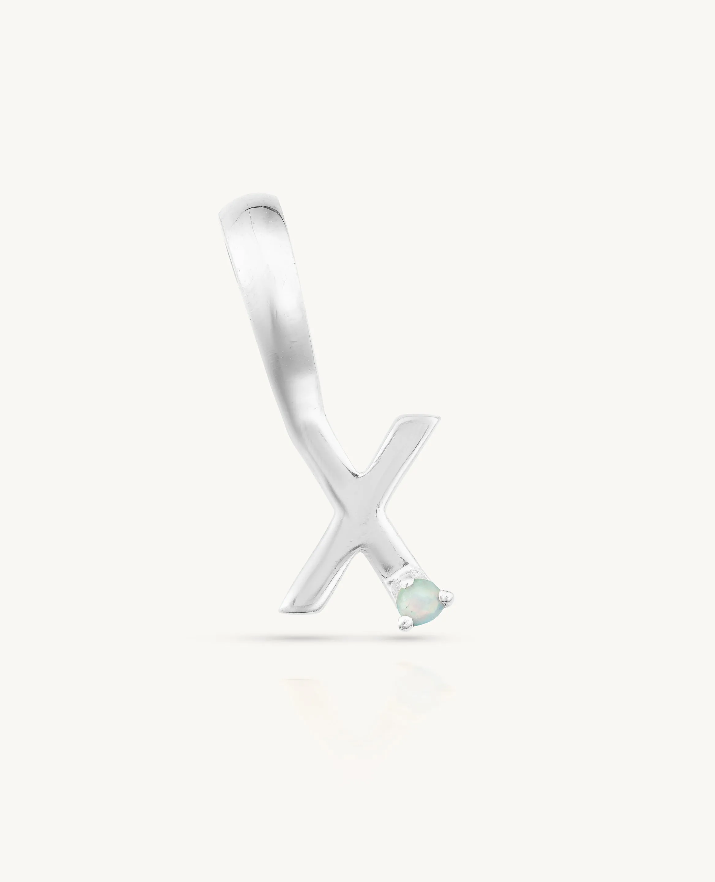 Initial Silver Charms