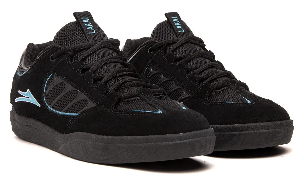 LAKAI CARROL BLACK SUEDE