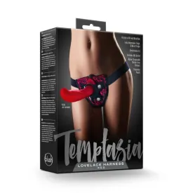 Lovelace Harness | Red Strap On Harness | Temptasia